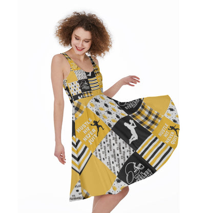 All-Over Print Women's Sleeveless Dress