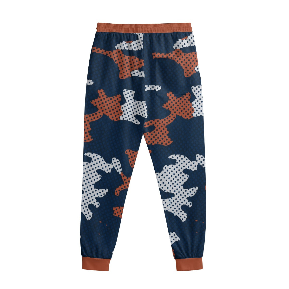 Urban Legend Auburn Navy Orange Camo Sweatpants With Waistband