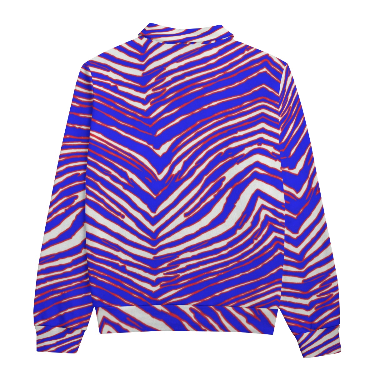 Buffalo Bills Zubaz Unisex Lapel Sweatshirt | 310GSM Cotton