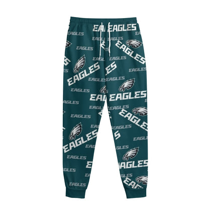 Philadelphia Football Game Day All-Over Print Men's Sweatpants With Waistband
