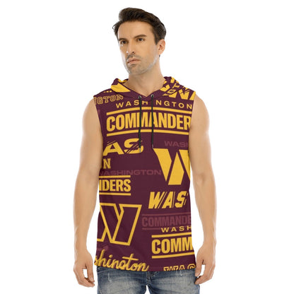 Washington Commanders Men's Tank Hooded Vest
