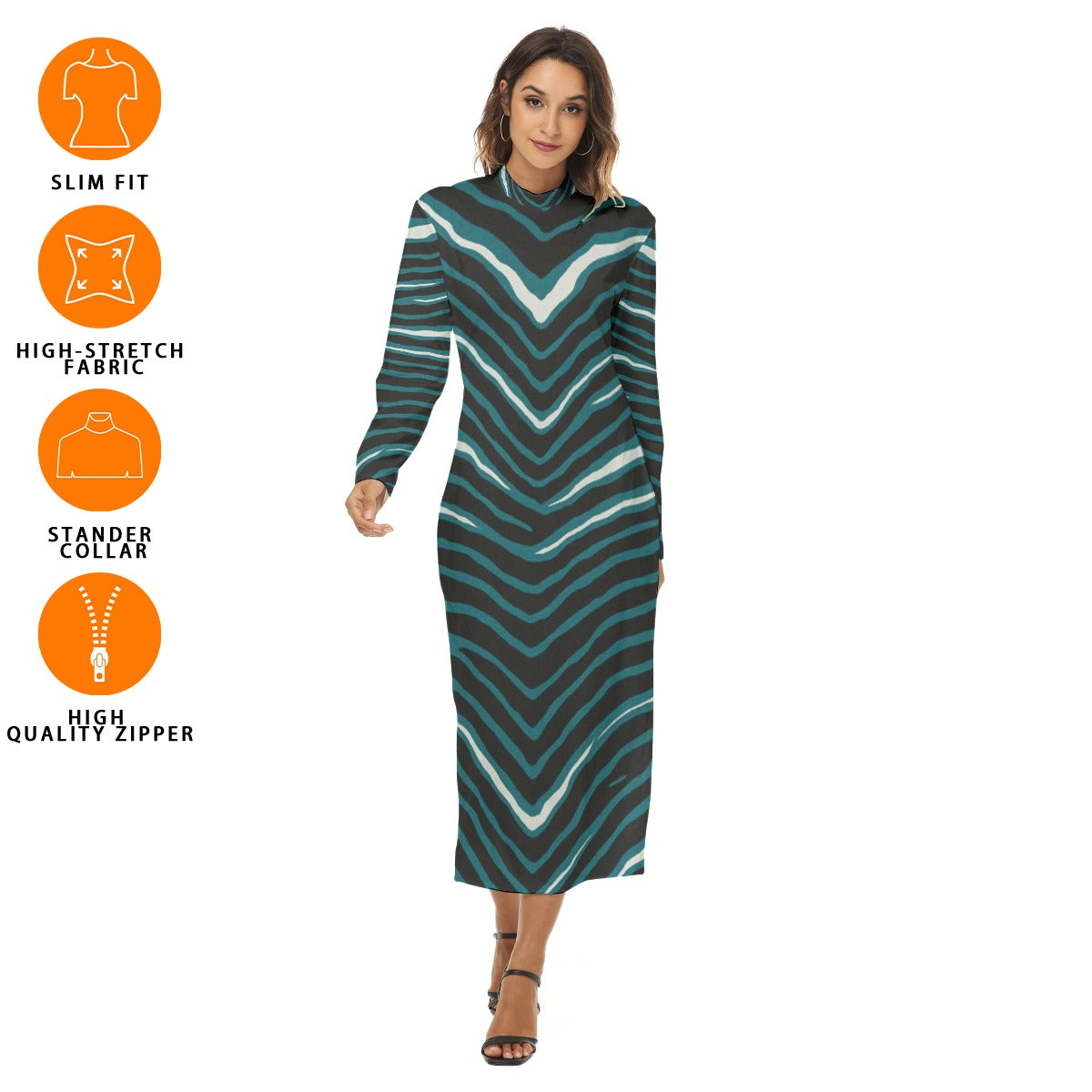 Philadelphia Football Game Day All-Over Print Women's Hip Dress