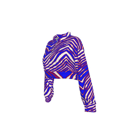 Buffalo Bills Zubaz Women's Hoodie with Half Zipper