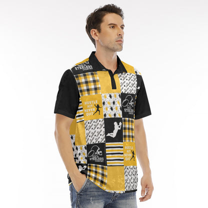 All-Over Print Men's Polo Shirt | Velvet