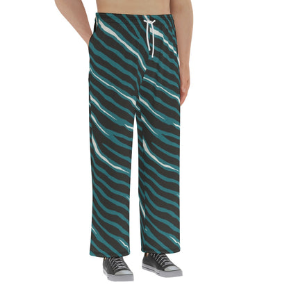Philadelphia Football Game Day All-Over Print Unisex Knitted Fleece Wide Leg Pants