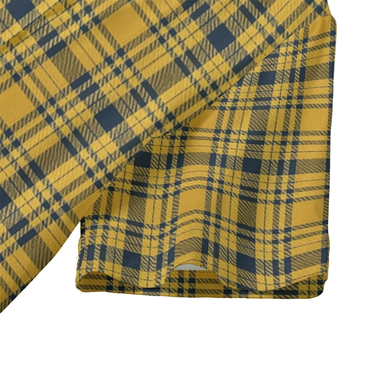 Georgia Yellow Jackets Tartan Plaid  Women's Hawaii Shirt | Rayon