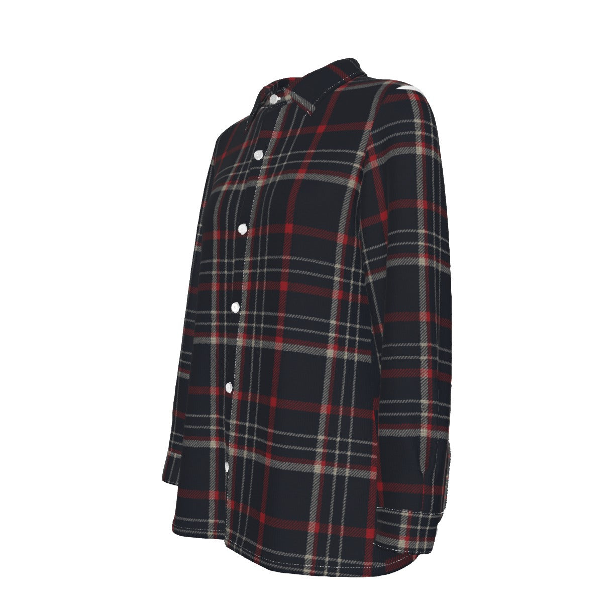 Connecticut tartan plaid Women's Elastic-Back Shirt