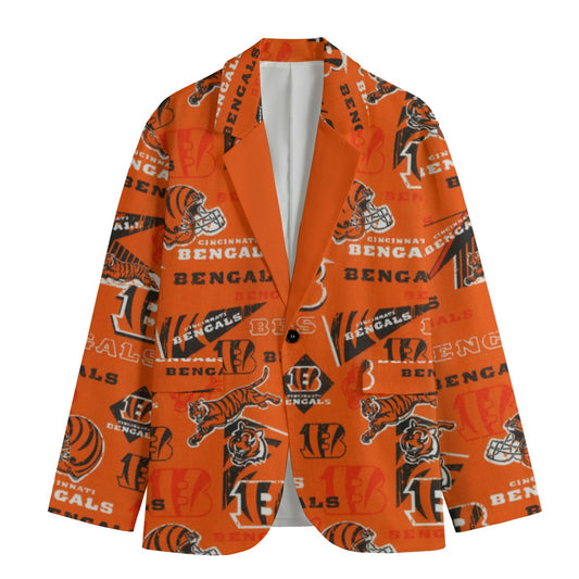 Cincinnati Bengals Suit Lapel Collar Blazer