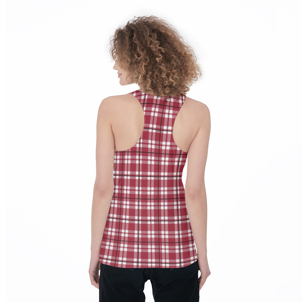 Alabama Tartan plaid Women's Racerback Tank Top