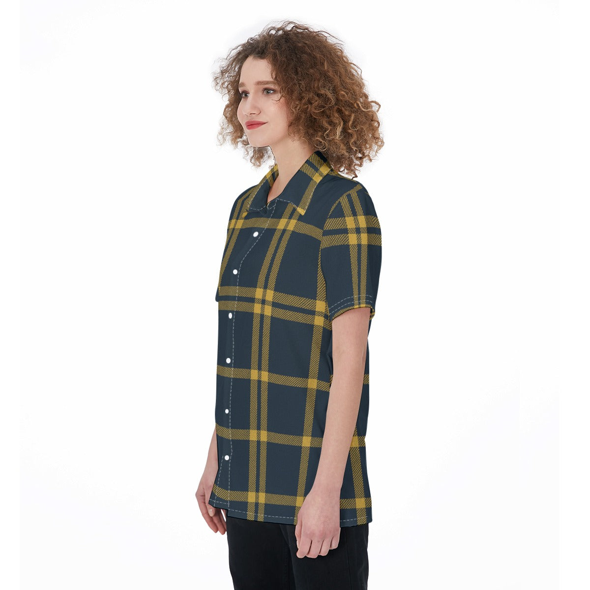California UC Berkeley Golden Bears Tartan Plaid Women's Shirt