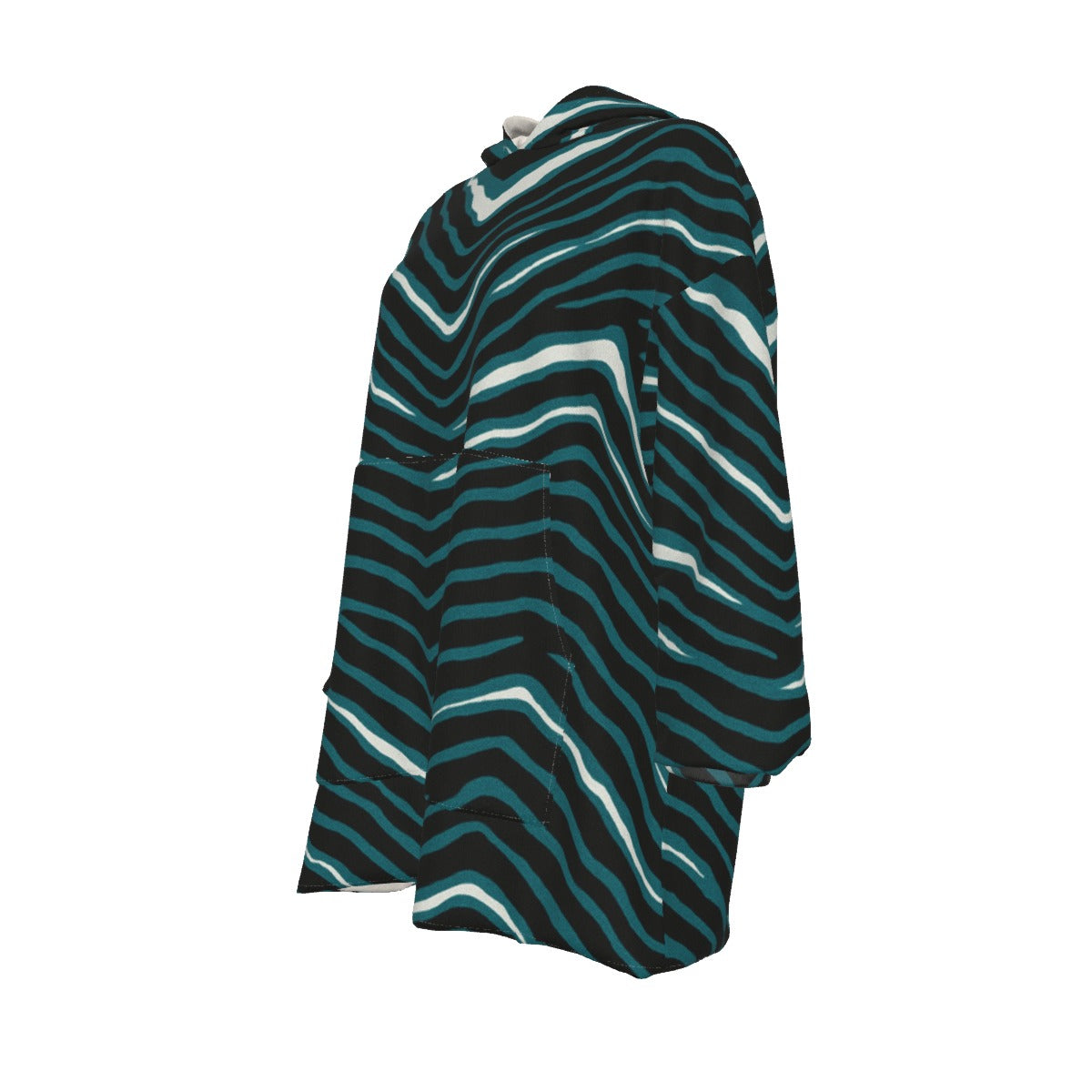 Philadelphia Football Game Day All-Over Print Women's Sherpa Fleece Hoodie Blanket