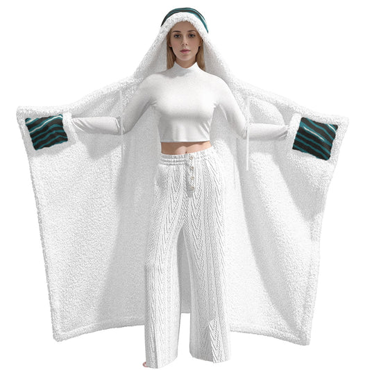 Philadelphia Football Game Day All-Over Print Unisex Wearable Hooded Blanket