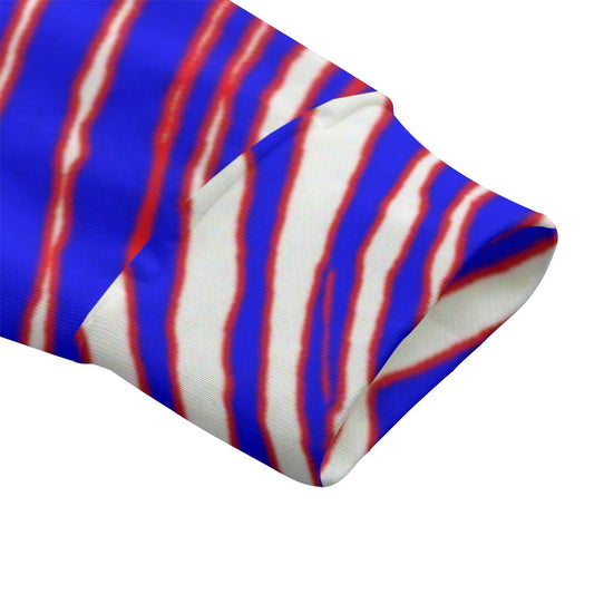 Buffalo Bills Zubaz Unisex Stand Up Collar Jacket With Raglan Sleeve | 310GSM Cotton