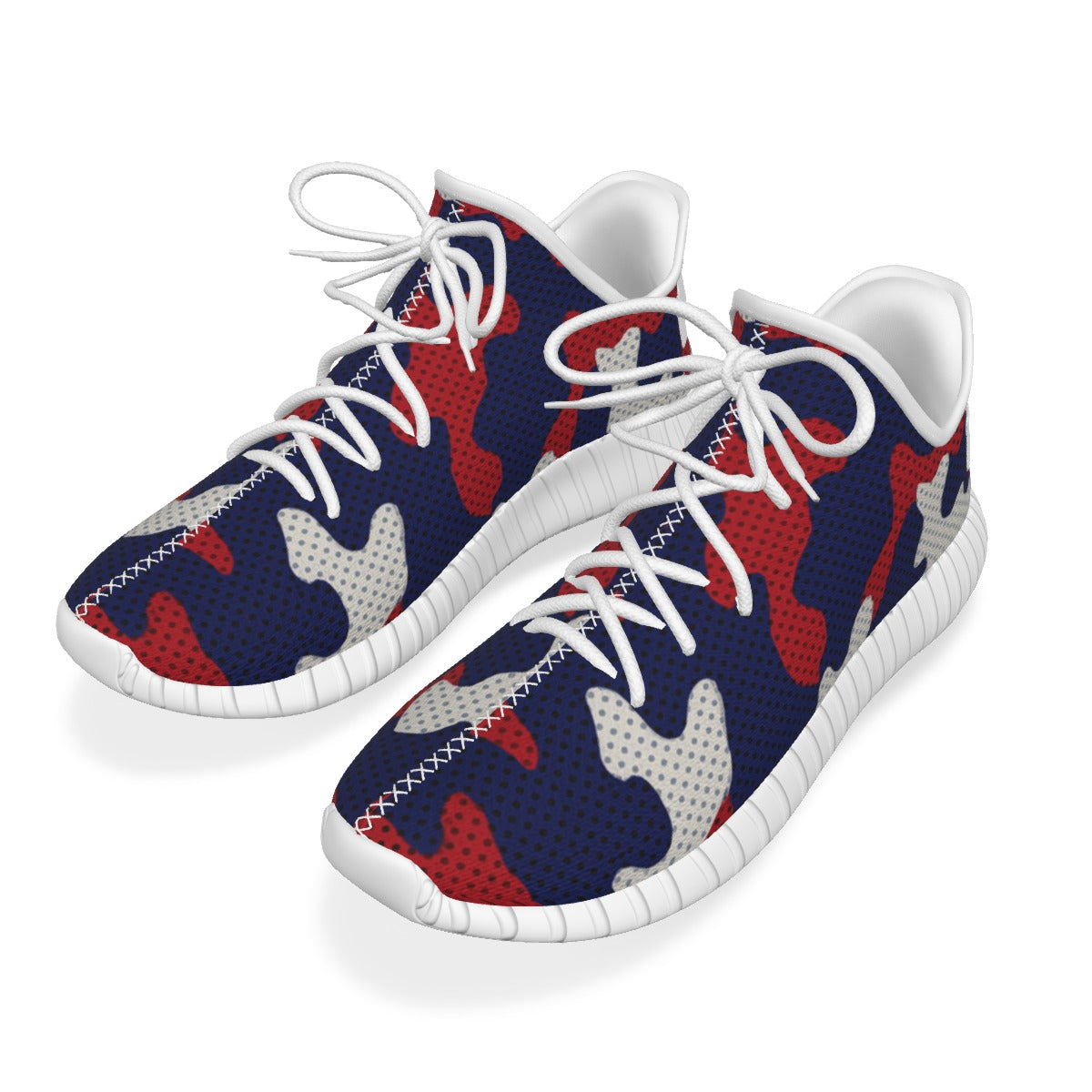 Arizona Wildcats Blue Red White Camo Coconut Sneakers