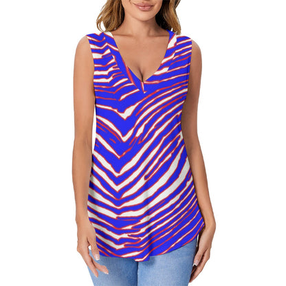 Buffalo Bills Zubaz Women's Sports Vest|180GSM COTTON