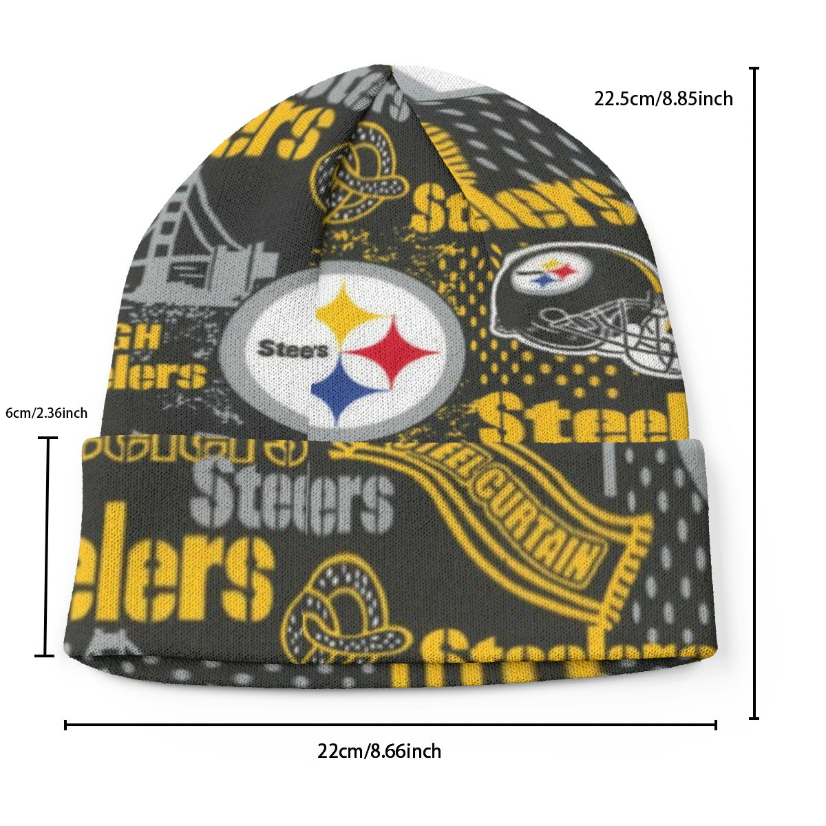 All-Over Print Knitted Hat