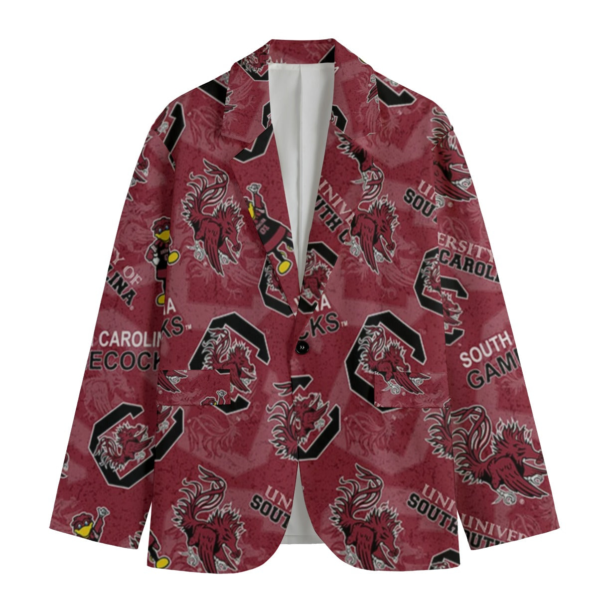 South Carolina Gamecocks Game Day Flat Lapel Collar Blazer