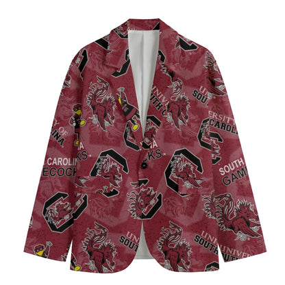South Carolina Gamecocks Game Day Flat Lapel Collar Blazer