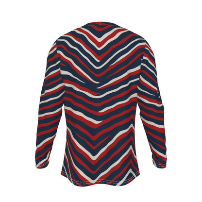 New England Football Game Day All-Over Print Men's Long Sleeve T-Shirt