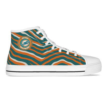Miami Football Game Day Men's Canvas Shoes