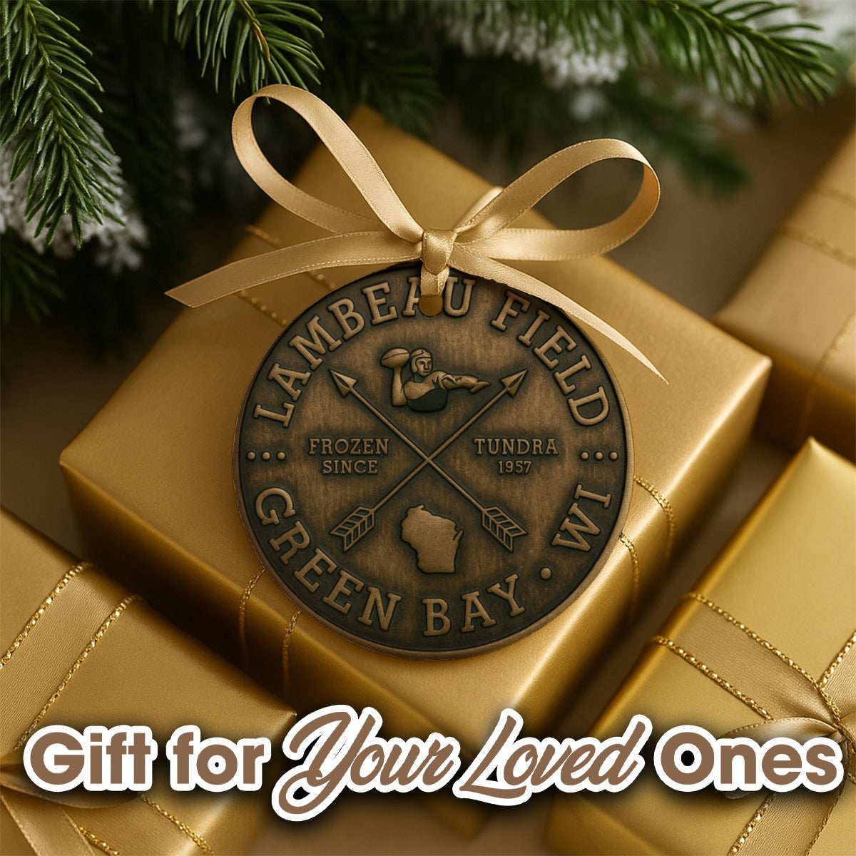 Round Christmas Ceramic Decoration Ornaments
