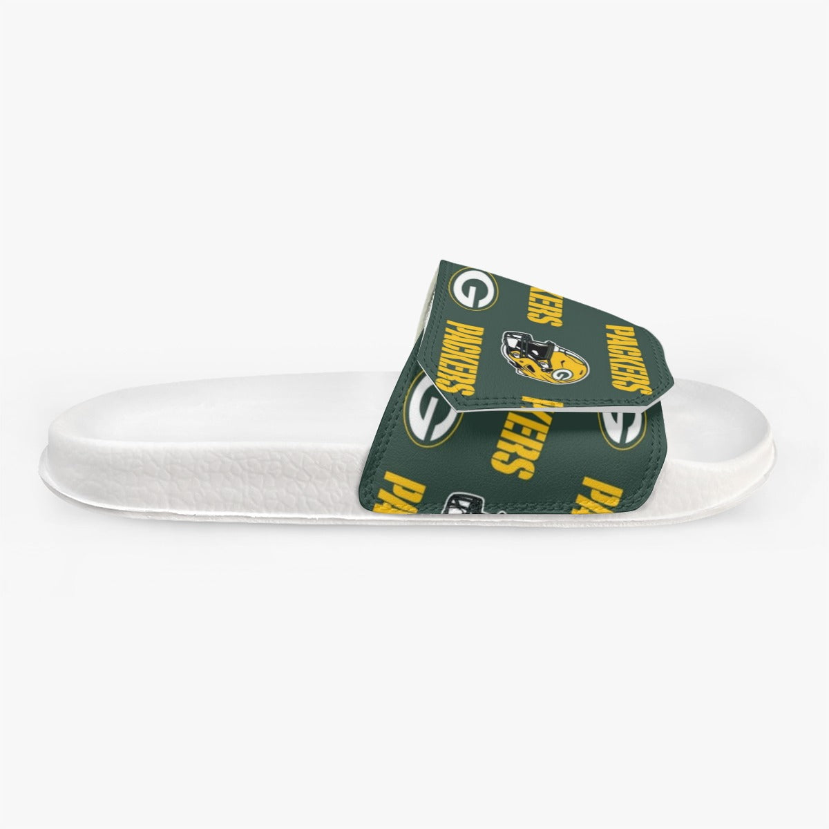 Green Bay Football Game Day Men's Velcro Slippers