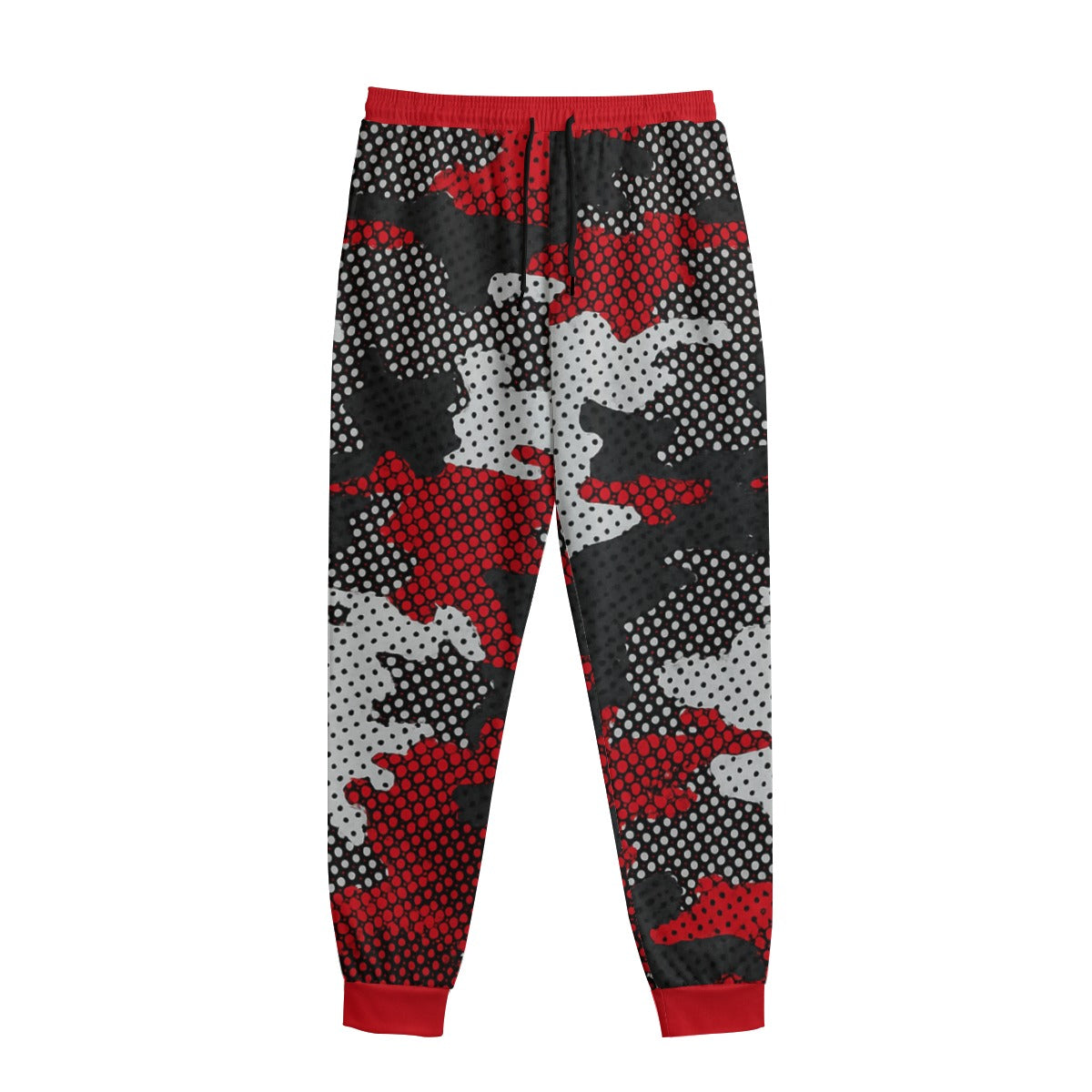 Urban Legend Georgia  Red Black Camo Sweatpants With Waistband