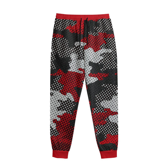 Urban Legend Georgia  Red Black Camo Sweatpants With Waistband