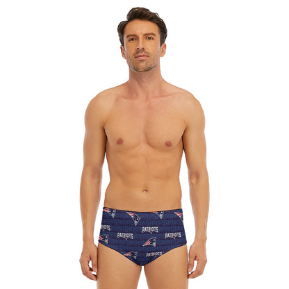 New England Football Game Day All-Over Print Men's Triangle Swim Trunks