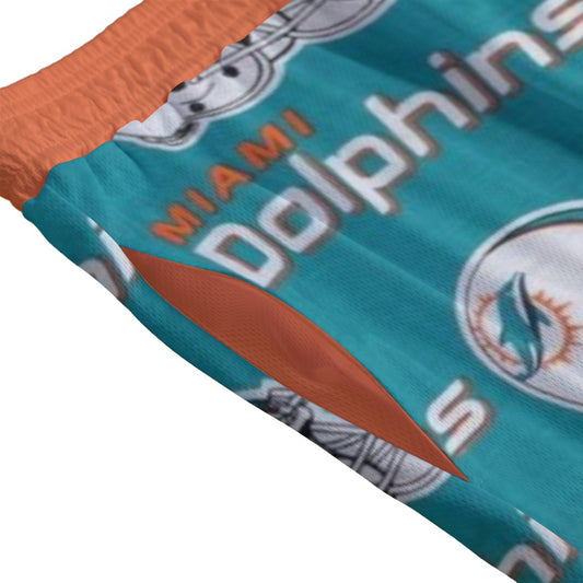 Miami Football Game Day All-Over Print Men's Mesh Shorts