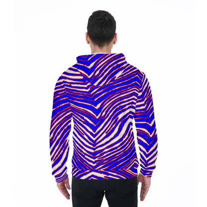 Buffalo Bills Zubaz Zip Up Hoodie With Pocket
