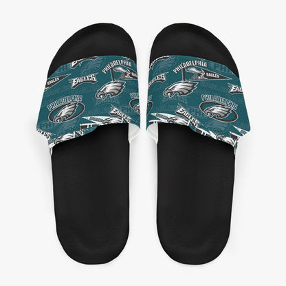 Philadelphia Football Game Day Men's Velcro Slippers