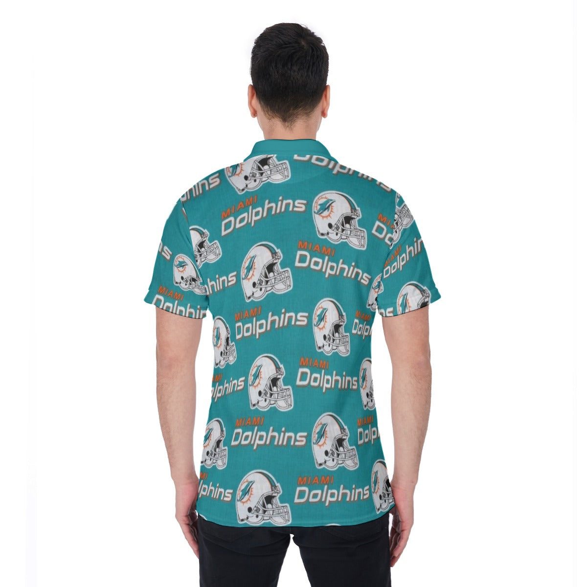 Miami Football Game Day All-Over Print Men's Polo Shirt