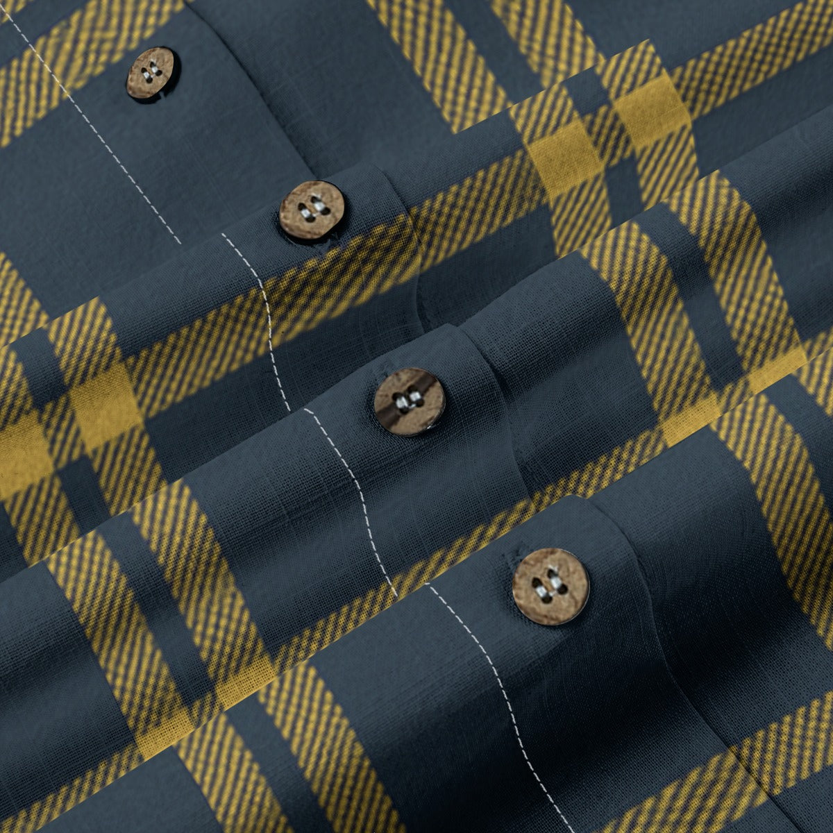 California UC Berkeley Golden Bears Tartan Plaid  Women's Shirt | 125GSM Cotton