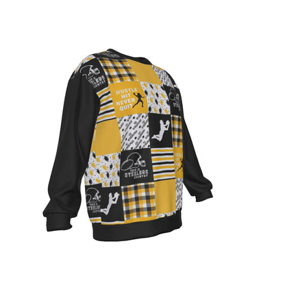 All-Over Print Men's Drop Shoulder Round Neck Long-Sleeved Sweatshirt