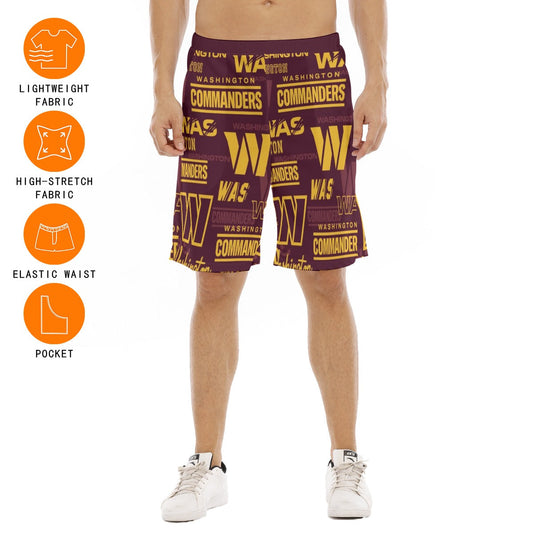 Washington Commanders Men's Flat Shorts