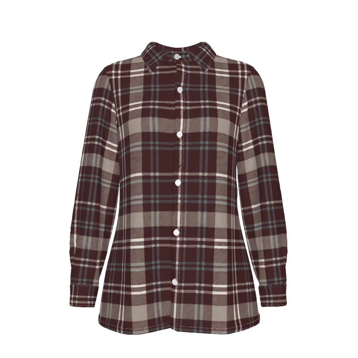 Texas Tartan Plaid A&M - Aggies  Women's Elastic-Back Shirt