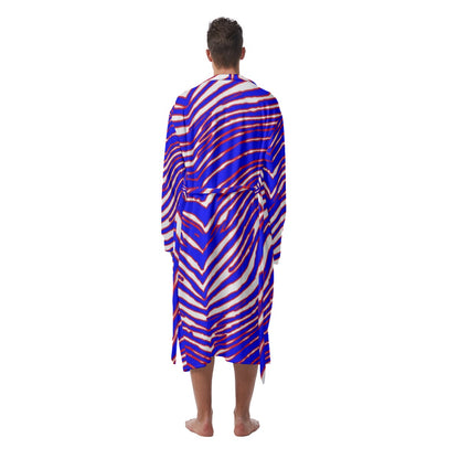 Buffalo Bills Zubaz Men's Heavy Fleece Robe
