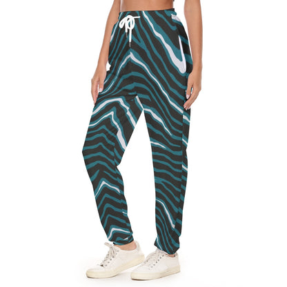 Philadelphia Football Game Day All-Over Print Women's Casual Pants