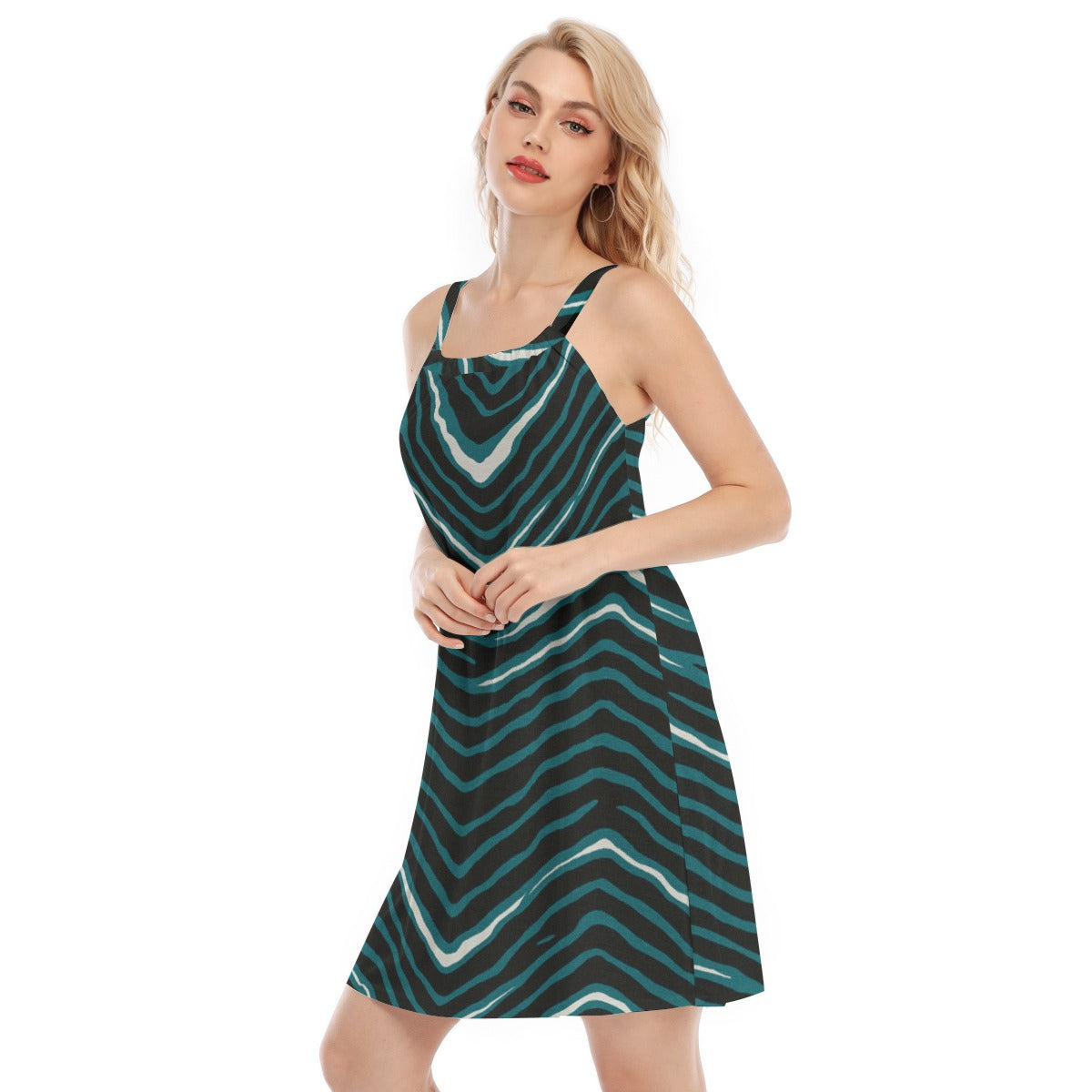 Philadelphia Football Game Day All-Over Print Women's Sleeveless Cami Dress