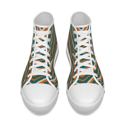 Miami Football Game Day Men's Canvas Shoes