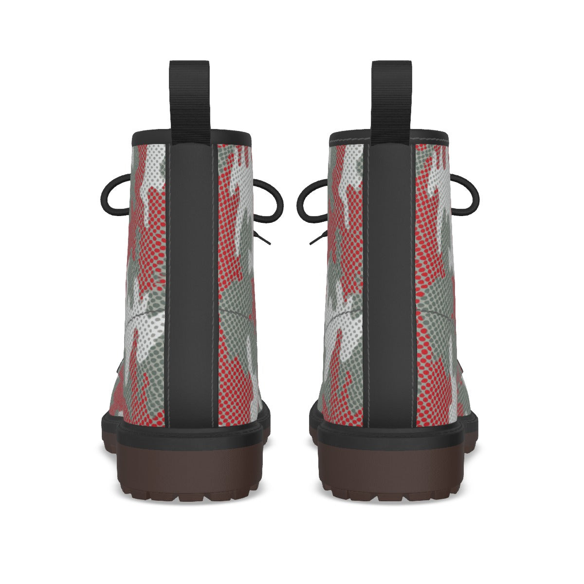 Urban Legend Ohio State Scarlet and Gray Camo Martin Short Boots – Buckeyes-Inspired Streetwear for