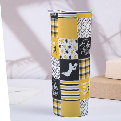 Custom 20OZ Straight Cup With Sliding Lid For The USA