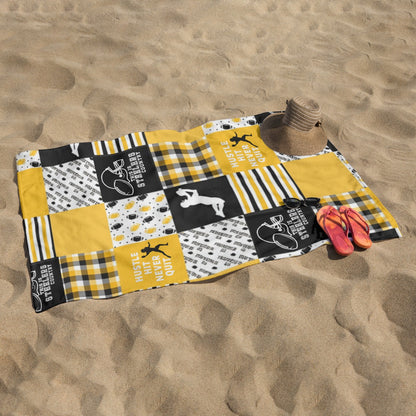 Adult Beach towel Vertical Style For the USA|320GSM