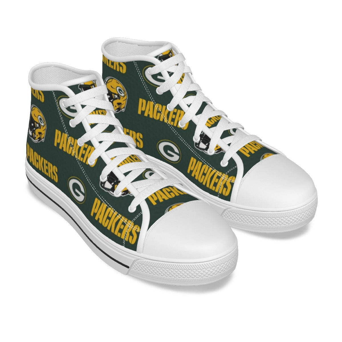 Green Bay Football Game Day Men's Canvas Shoes