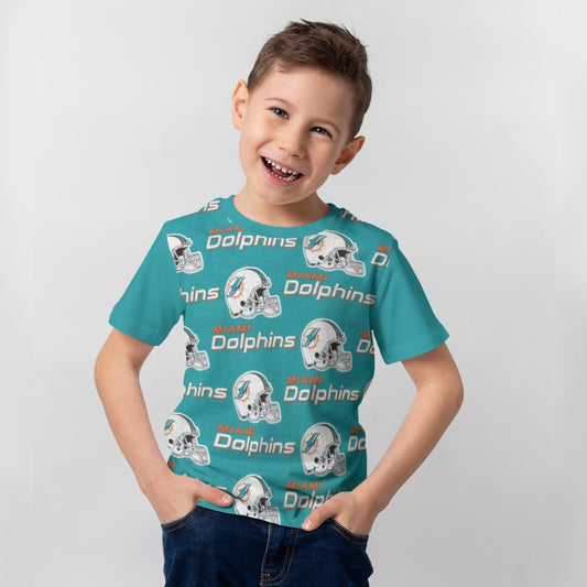 Miami Football Game Day All-Over Print Kid's T-Shirt