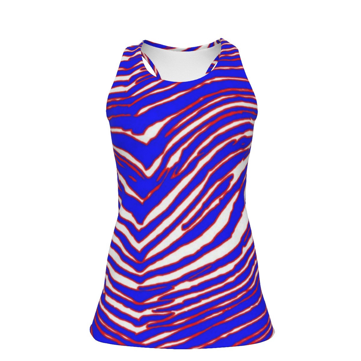 Buffalo Bills Zubaz Women's Workout Tank Top|210GSM