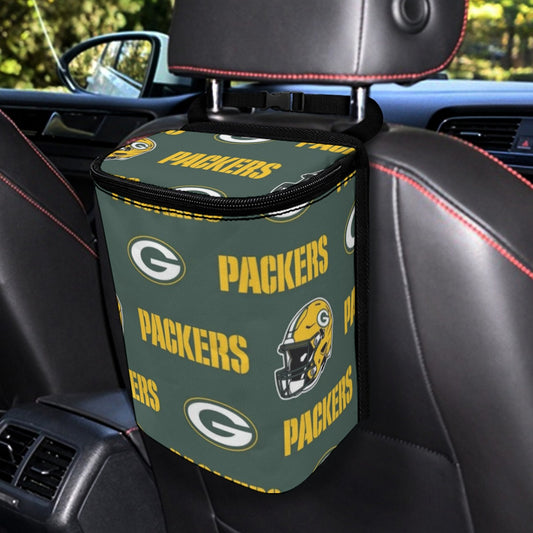 Green Bay Football Game Day Car Hanging Trash Bin