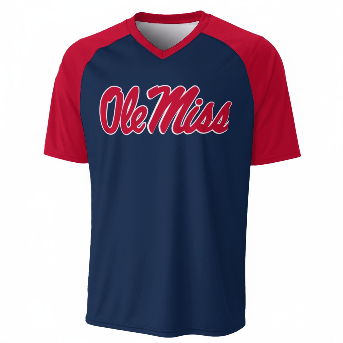 Mississippi Ole Miss Rebels V-Neck Short Sleeve T-Shirt
