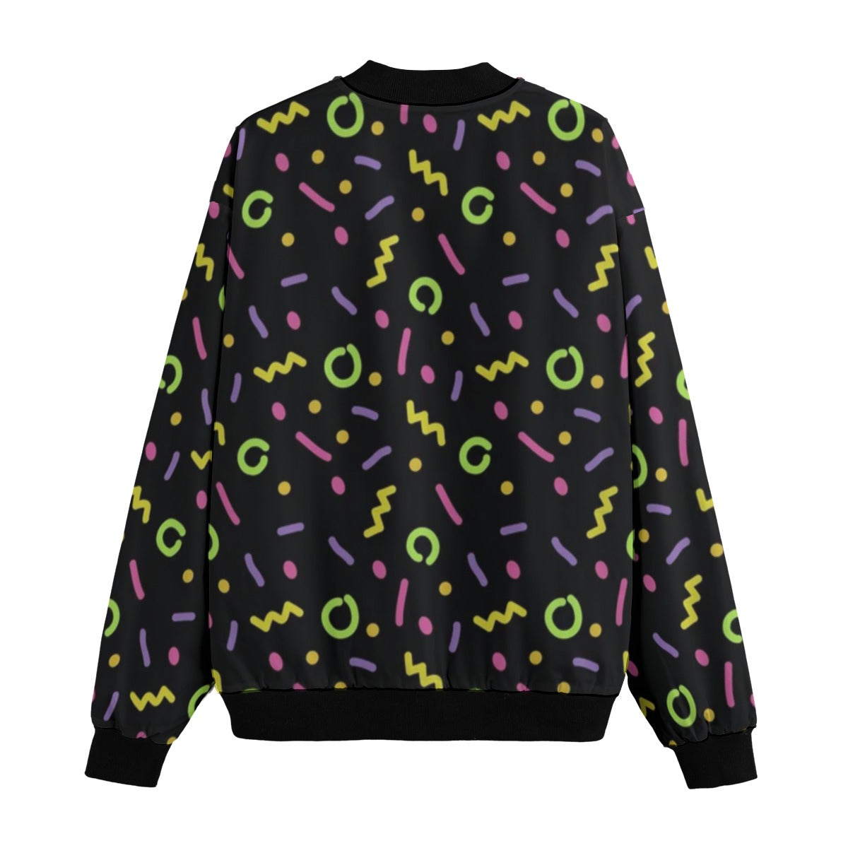 Urban Legend 90s Street Icons Seamless 80s Fleece Bomber Jacket